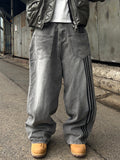 Reverse Track Line Denim