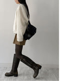 Dot Ribbed Tights