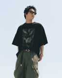 [AG] Satellite Photo Graphic Half Tee