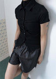 STRIPE HALF SHORT PT