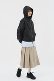 Square Cropped Hooded Jacket