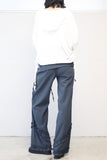 Chateau Linen Overfit Zip-Up