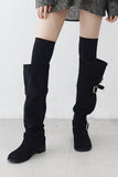 Lat Belt Suede Boots