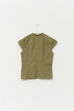 (W) Cake Pocket Slim Shirt