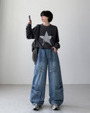 Franken Pocket Wide Denim