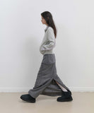 Fur Trim Jersey Zip-up