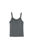 Lancy Dot Frill Tank Top