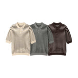 Seli Striped Collar Knit