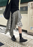 RAW CHECK SKIRT