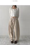 Beans Off-Shoulder Crop Blouse