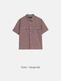 Syd Cropped Check Shirt