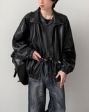 Cynical Crop Leather Jacket