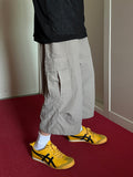 Nylon Cozy Cargo Bermuda Pants
