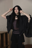 Mir mesh twist shoulder bag