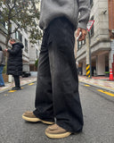 Obi Curved Denim Pants