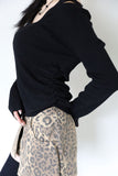 Cutout Halter Knit Top