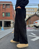 Cozy Corduroy One-Tuck Pants