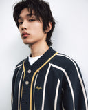 Varsity Raglan Knit Cardigan