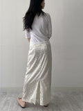 Boatneck Cotton Three Quarter T-shirt