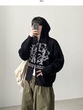 Paranormal Hood Knit Zip-Up