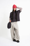 Brit light curved wide pants