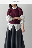 Decor Round Half Knit