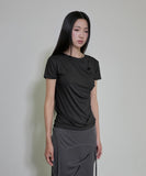 Asymmetrical Draped T-Shirt