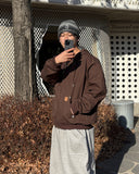 Work Rivet Hood Zip-up