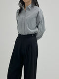 [unisex] Loop Two Tuck Brushed Wide Slacks