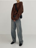Tin Vintage Semi-Wide Denim Pants