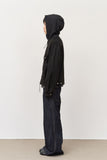 Node Collar Suede Jacket