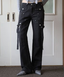 Pique Span Cargo Slim Pants