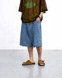 Denim Baggy Half Pants