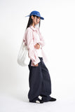 Pint stripe over fit shirt