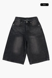 Orvid denim bermuda pants