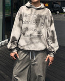 Vintage Dirty Lettering Hoodie
