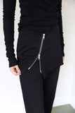 Luke Zipper Skirt Pants
