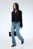 PRTN)Classic mid-rise straight jeans