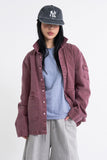 Clove Pigment Herringbone Field Shirt