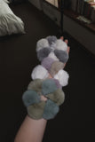 Mix fur hair tie