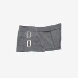 Rachel diagonal zipper skirt
