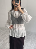 Fuse String Loose Fit Blouse