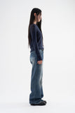 Boyfit bootcut denim pants