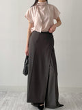 Scone Unbalanced Wrap Wide Slacks