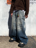 Multi Brush Washed Denim
