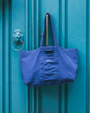 Washed Embroidered Tote Bag