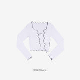 Lutz Corset Wave Crop Tee