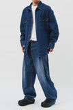 Cole Side Tuck Wide Denim