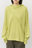 Fx Slash Button Hooded Top