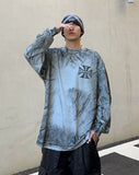 Dirty Painted Washed West Long Sleeve